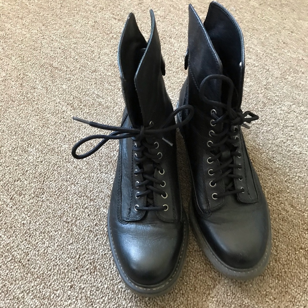 Lucky Brand Leather Ankle Boots